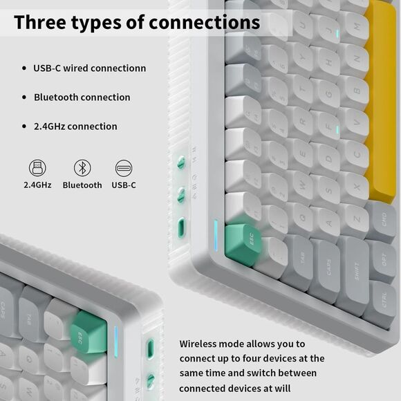 NuPhy Halo75 V2 Mechanical Gaming Keyboard (1582) - Picture 3 of 5
